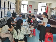 金沙县鼓场街道 开展校园平安现患排查督导工做