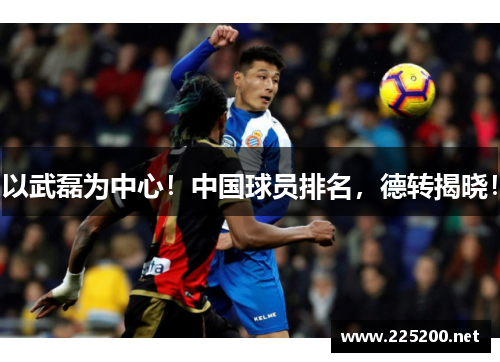 以武磊为中心！中国球员排名，德转揭晓！